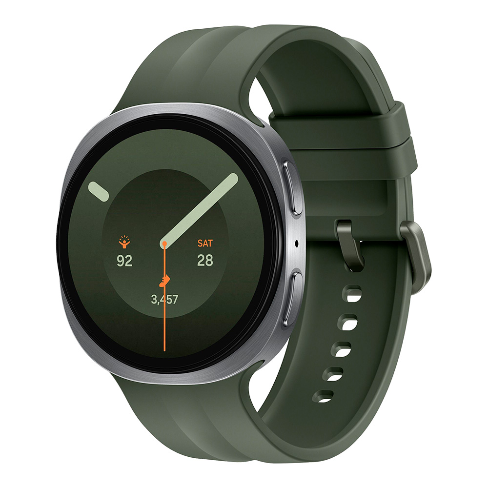 Samsung Galaxy Watch 9, 44 мм, Silver with Olive Sport Band
