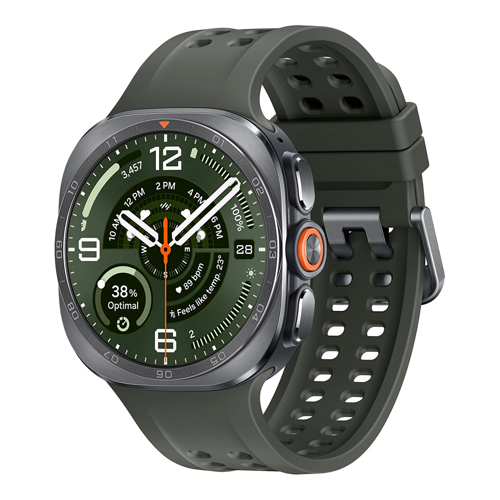 Samsung Galaxy Watch Ultra 2, Titanium Silver with Olive Marine Band