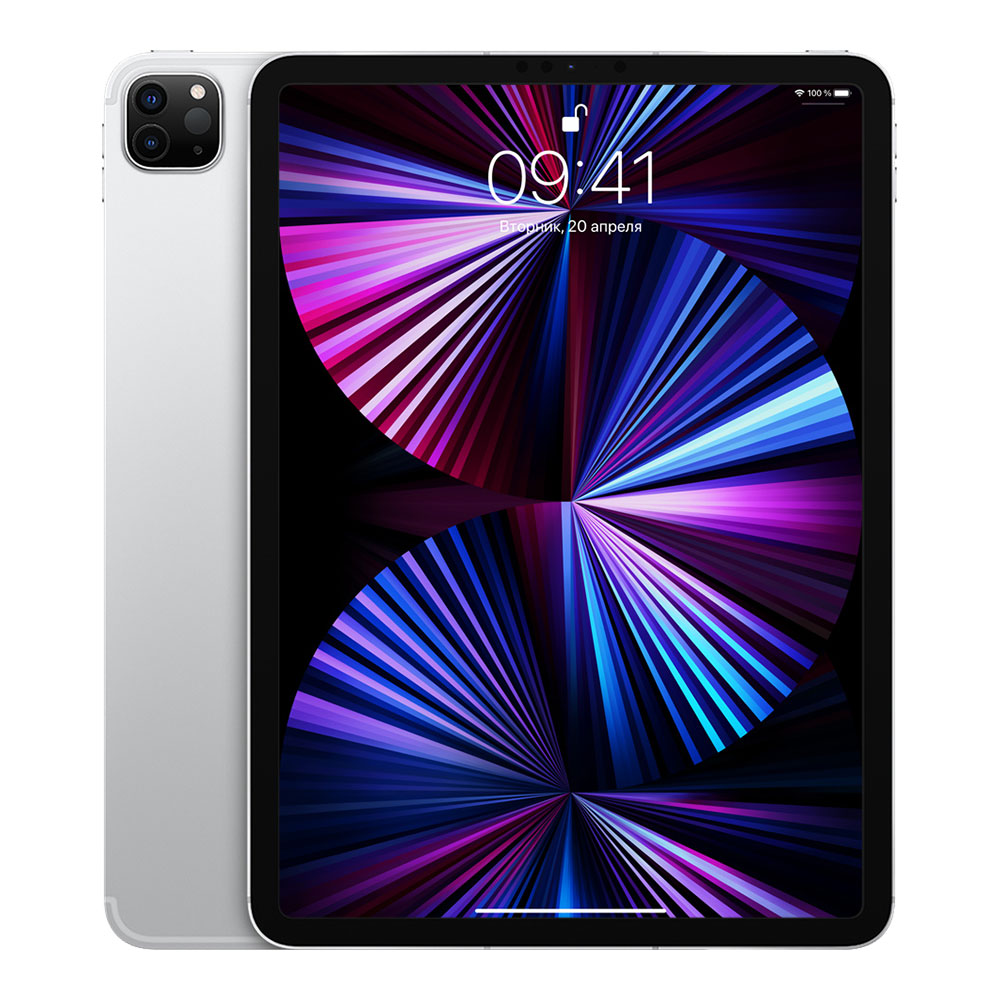 Apple iPad Pro 11" 2021 Wi-Fi + Cellular 128 Гб, серебристый
