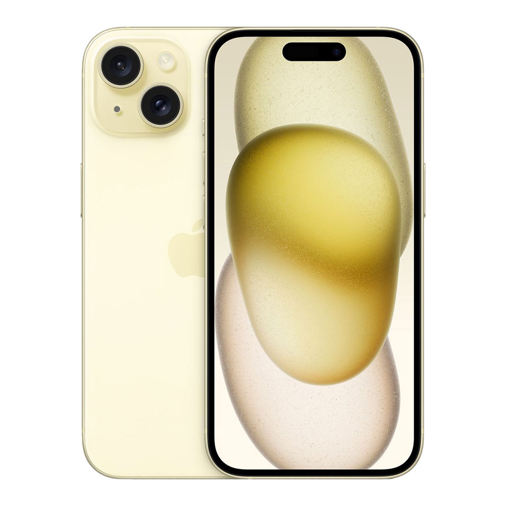 Apple iPhone 15 128 Гб, жёлтый
