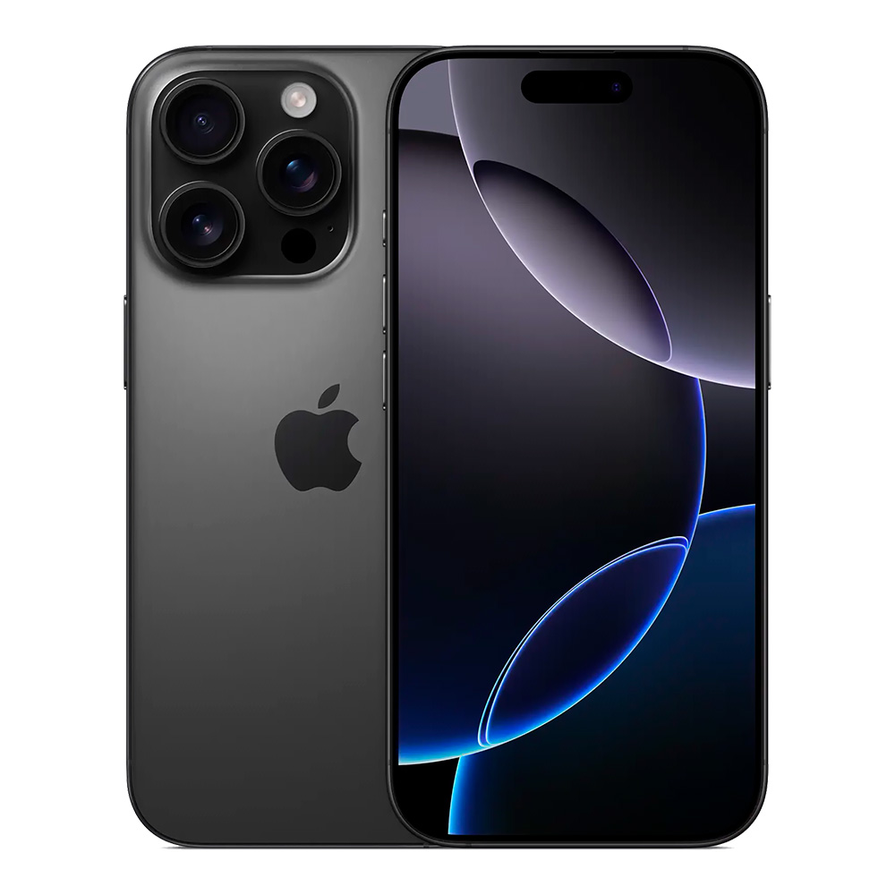 Apple iPhone 16 Pro 128 Гб, чёрный титан