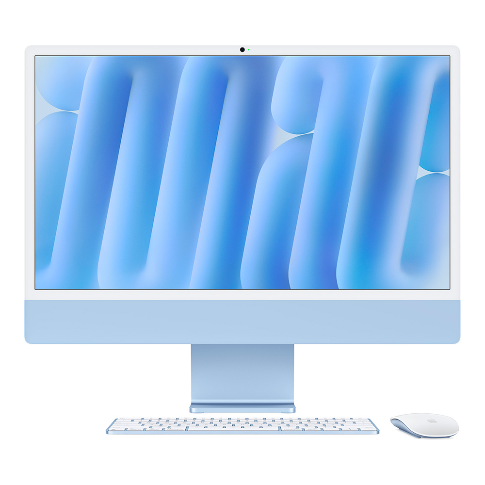 iMac 24 2024, M4, 8C CPU, 8C GPU, 16 Гб, 256 Гб SSD, синий