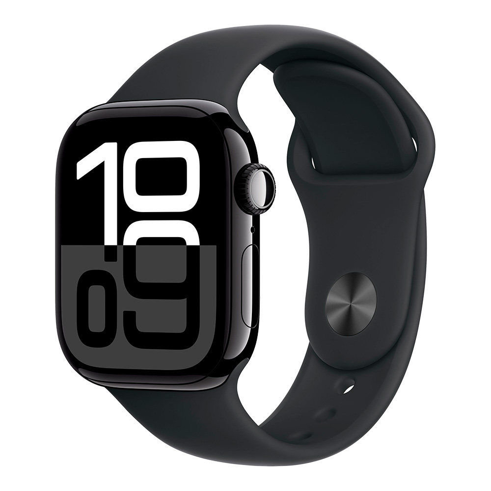 Apple Watch Series 10, 42 мм, чёрный M/L