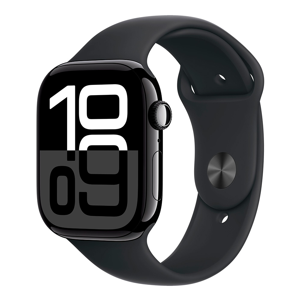 Apple Watch Series 10, 46 мм, чёрный M/L