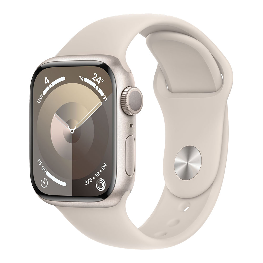 Apple Watch Series 9, 41 мм, сияющая звезда M/L