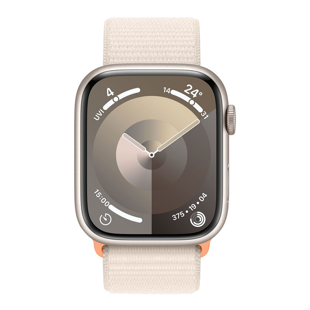 Apple Watch Series 9, 45 мм, Sport Loop, сияющая звезда