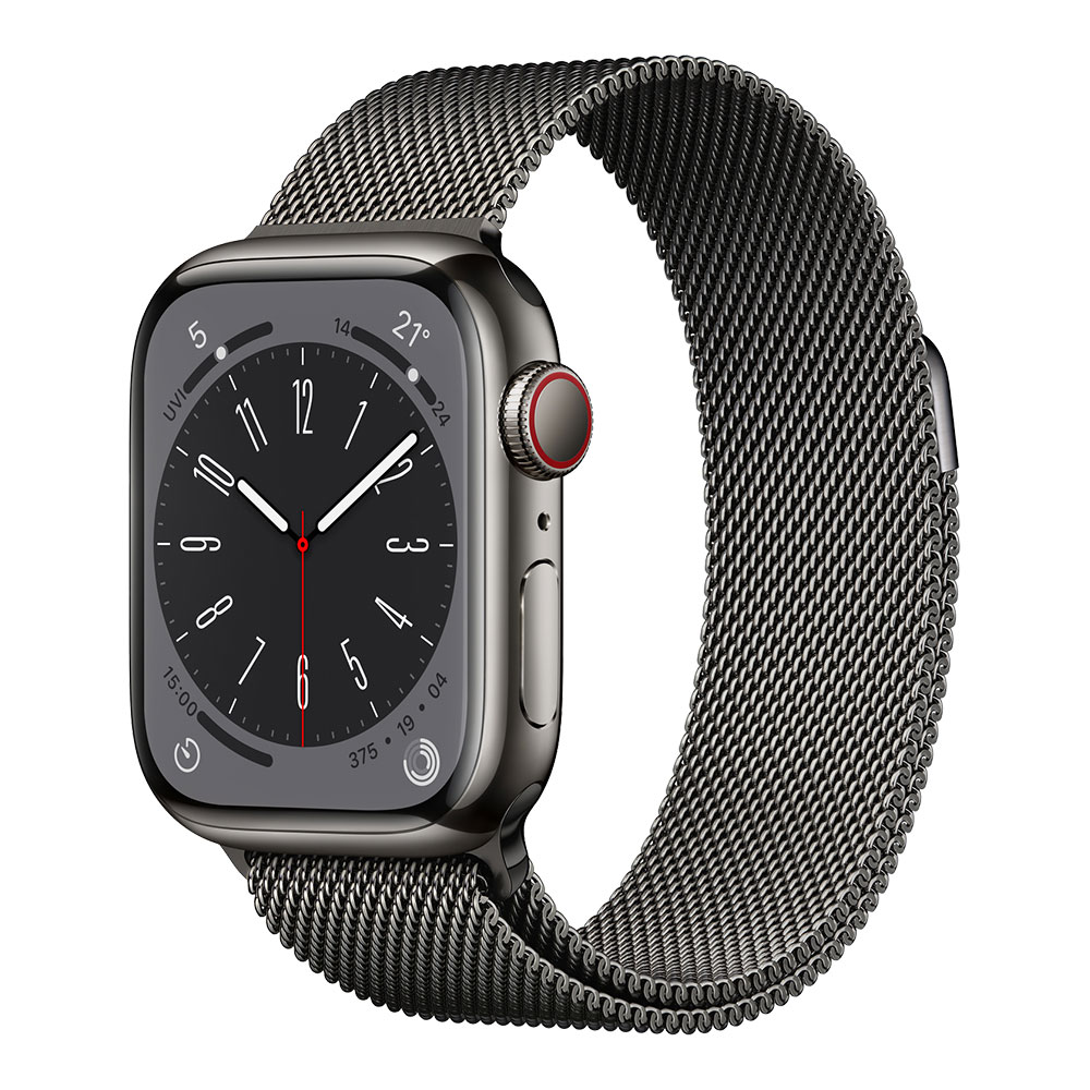 Apple Watch Series 8, 41 мм, cellular, графитовый