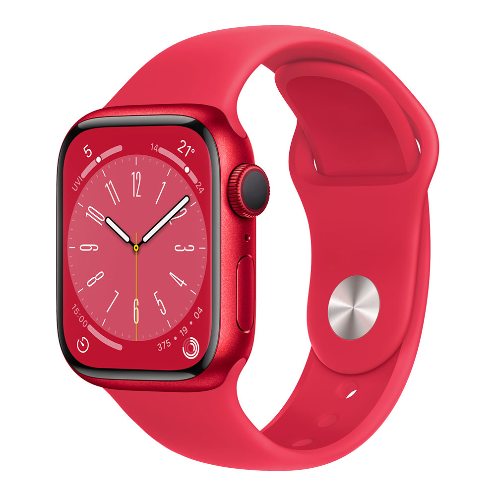 Apple Watch Series 8, 41 мм, красный