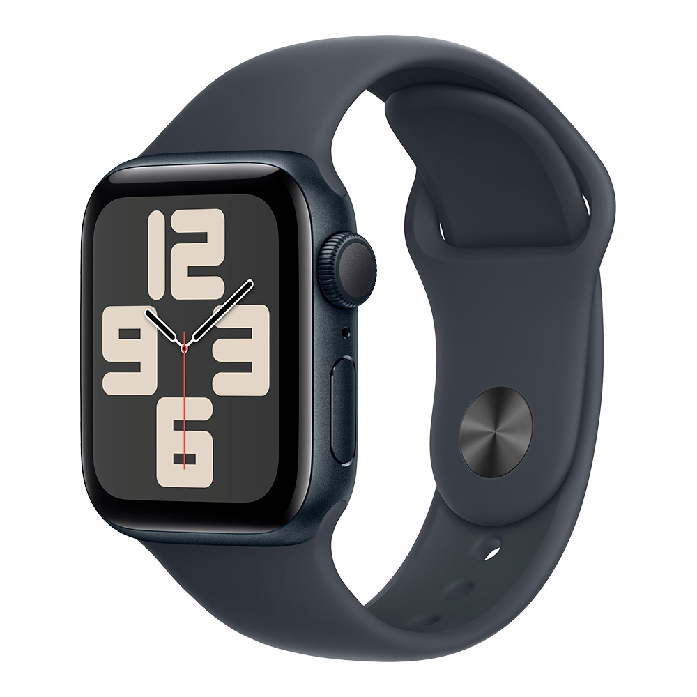 Apple Watch SE 2024, 40 мм, тёмная ночь M/L