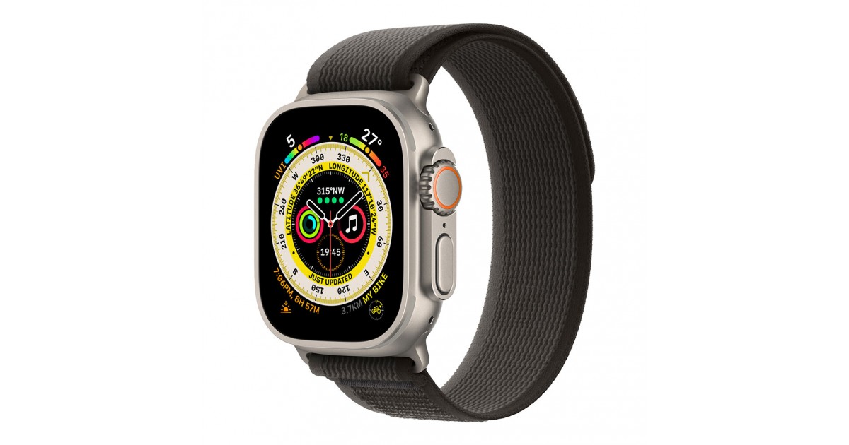 Купить Apple Watch Ultra со средним/большим ремешком Trial черного и ...